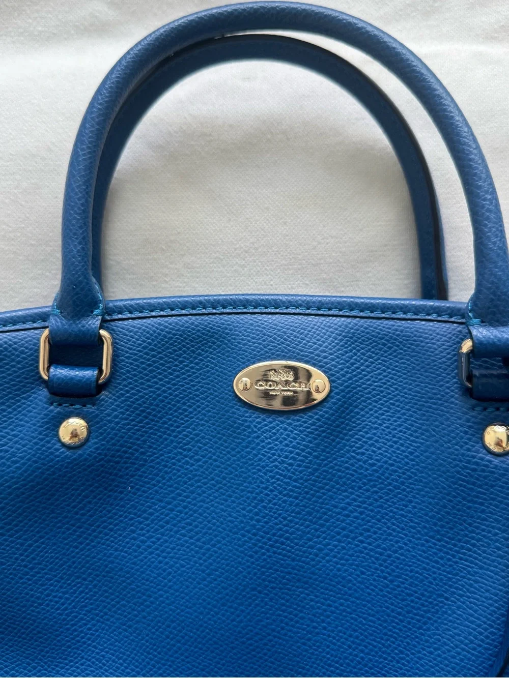 Like New Royal Blue Vintage Coach Bag